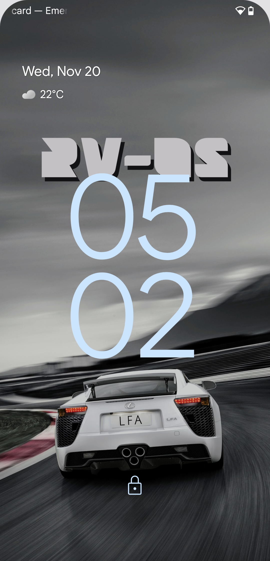 RvOS Lockscreen